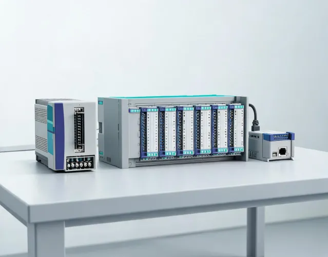 Omron PLC system arranged for engineering selection